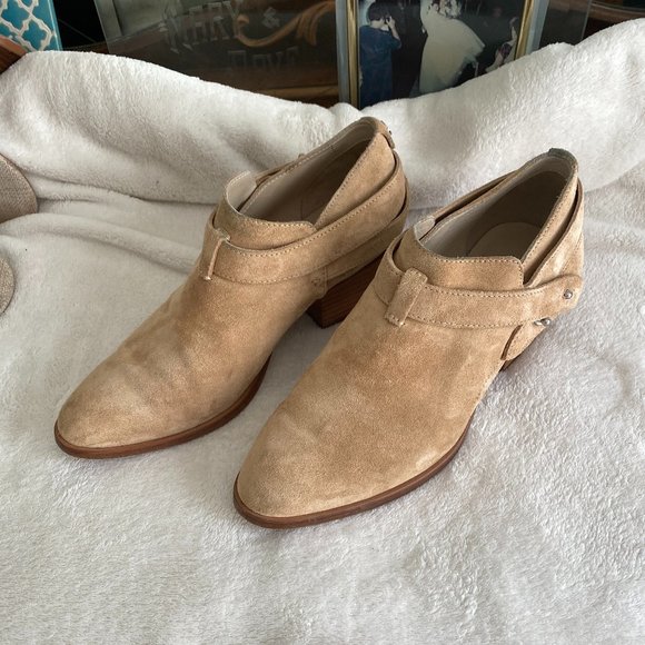 Rag and Bone Harley Belted Suede Bootie - Picture 1 of 8